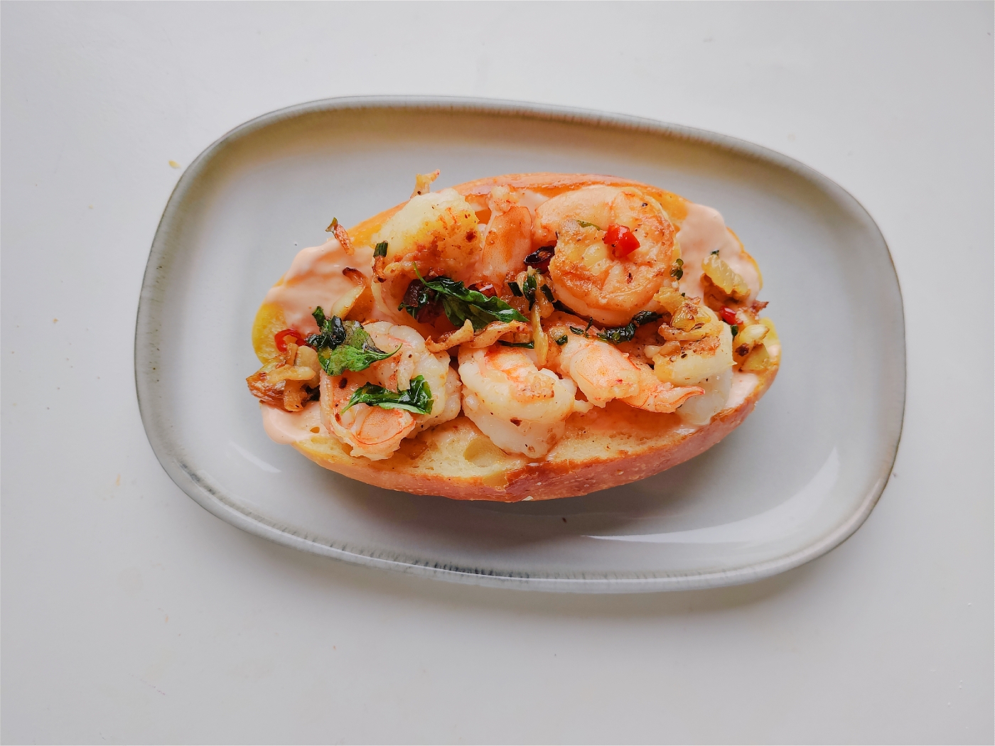 龙虾卷(大虾版) lobster roll