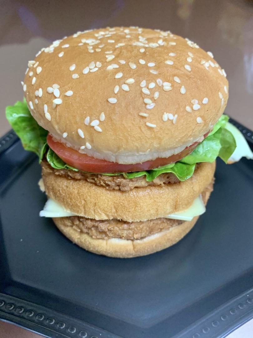 素汉堡肉饼