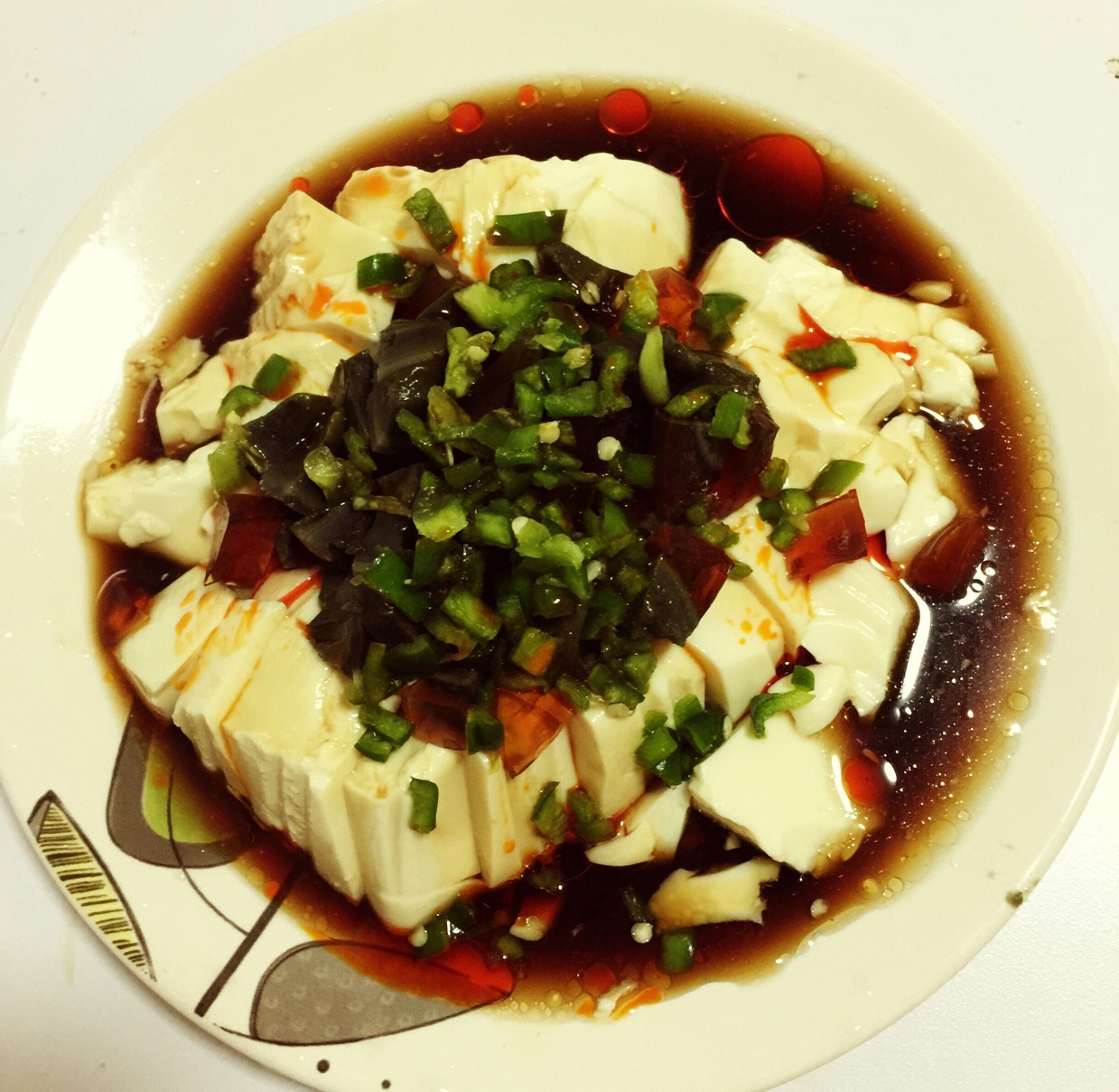 皮蛋豆腐