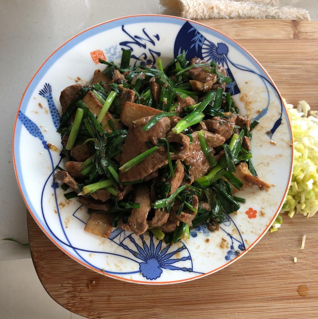 韭菜炒猪肝 下饭菜