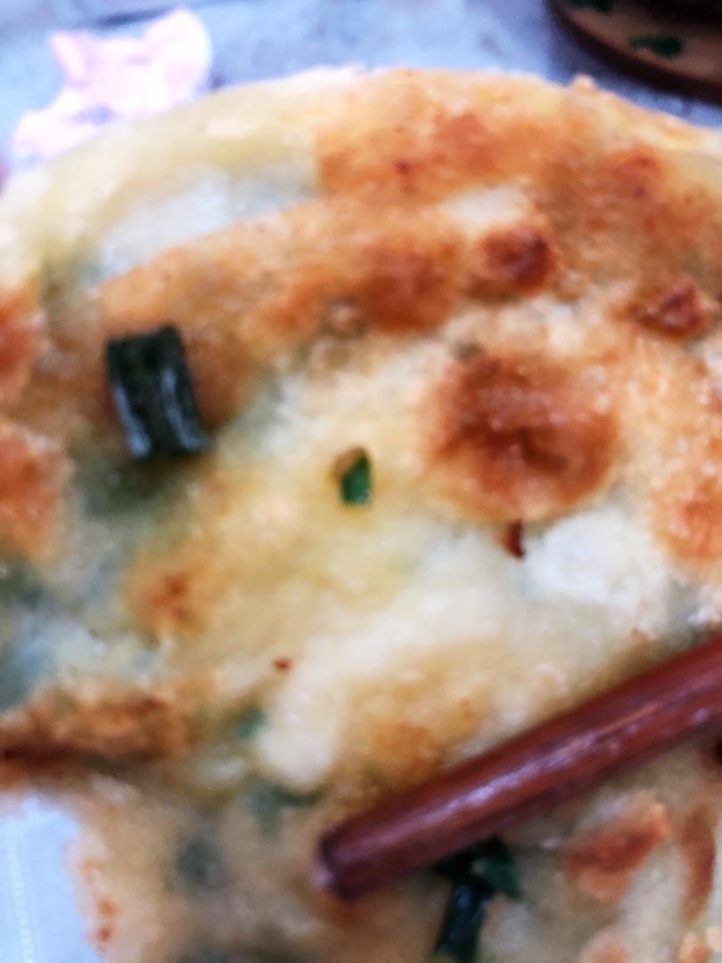 韭菜肉饼