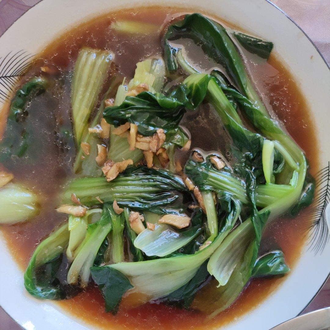 白灼油菜—年夜饭最受欢迎的素菜