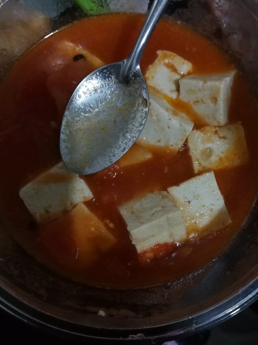 西红柿炖豆腐