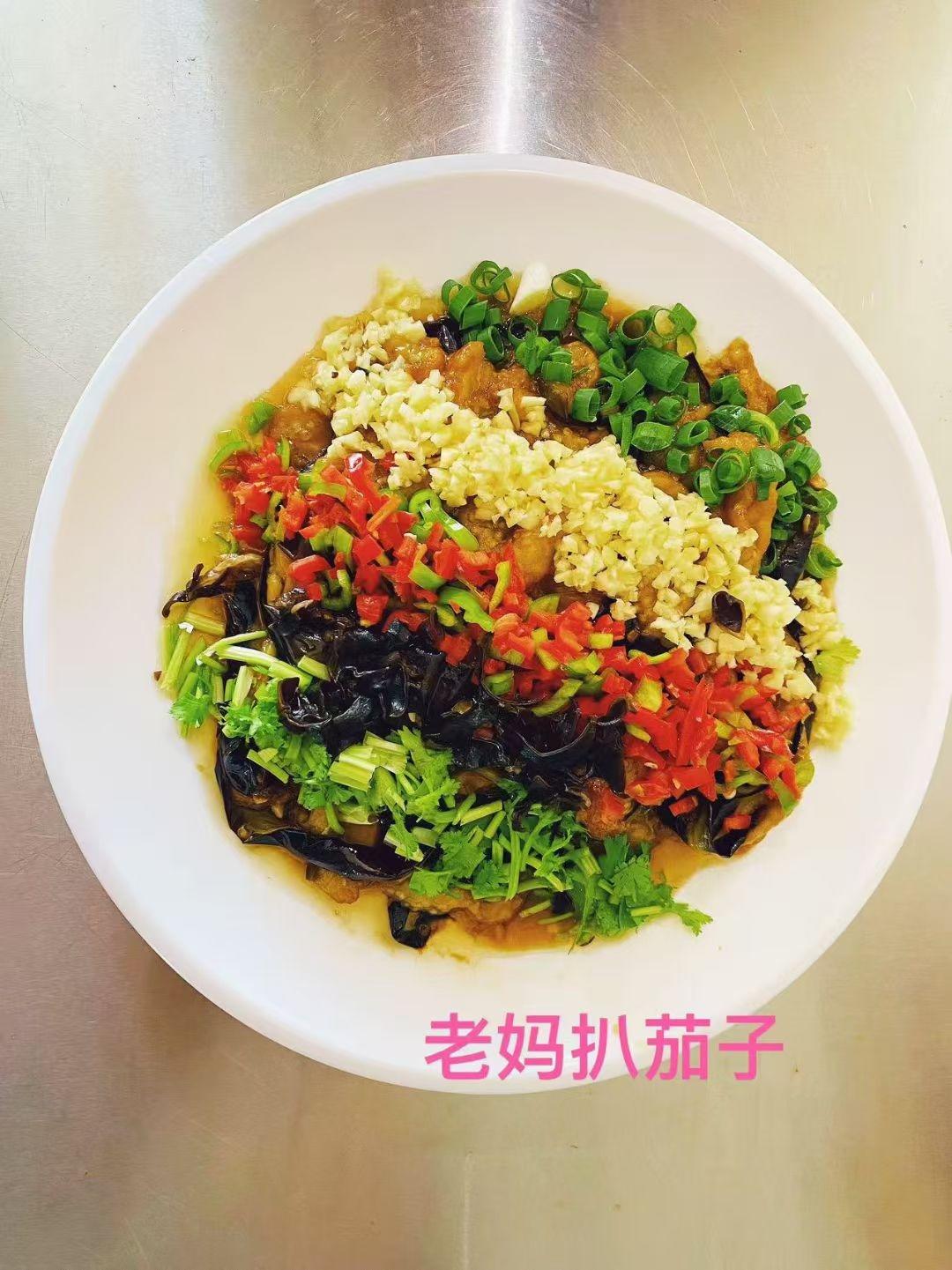 老妈扒茄子的做法