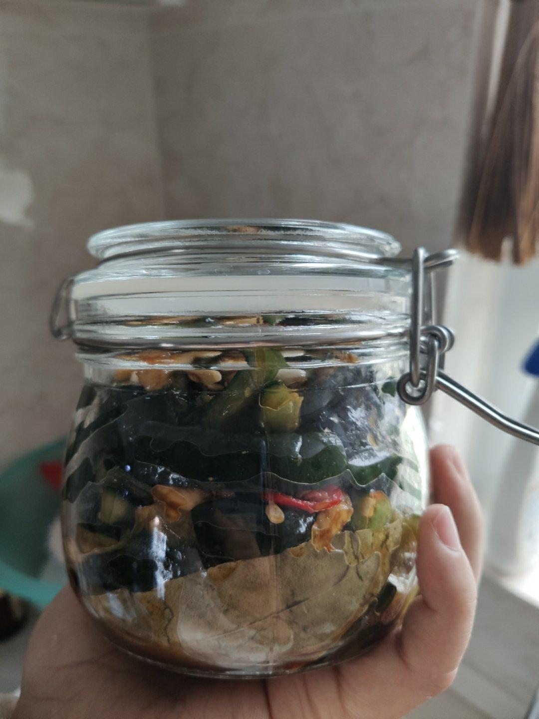嘎嘣脆的腌黄瓜