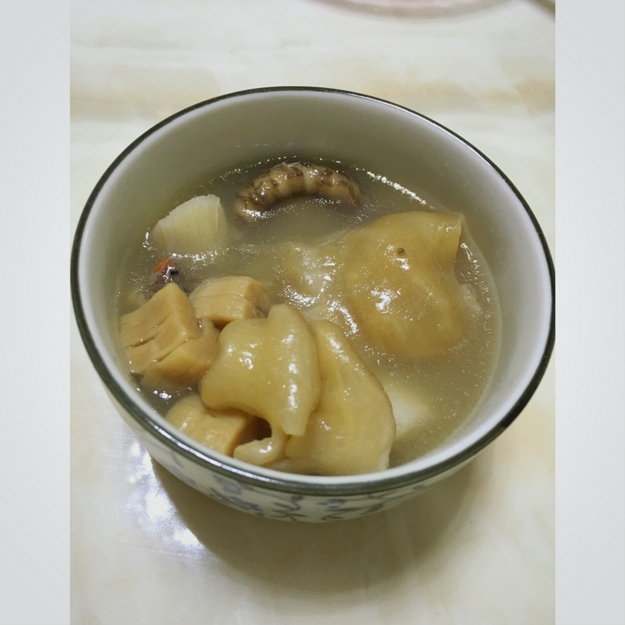 郭熹熹熹做的【清爽惊艳】花胶淮山薯汤