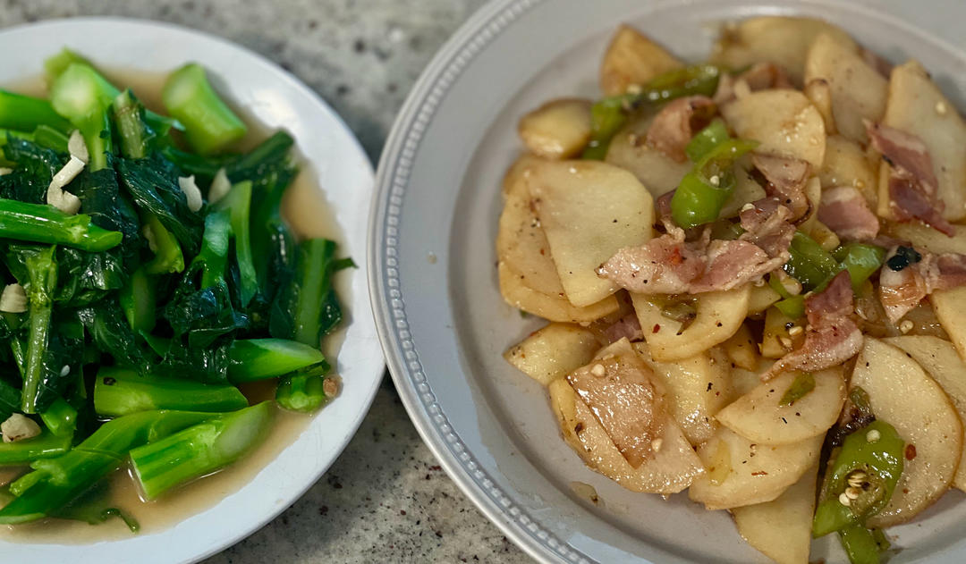家常炒土豆片