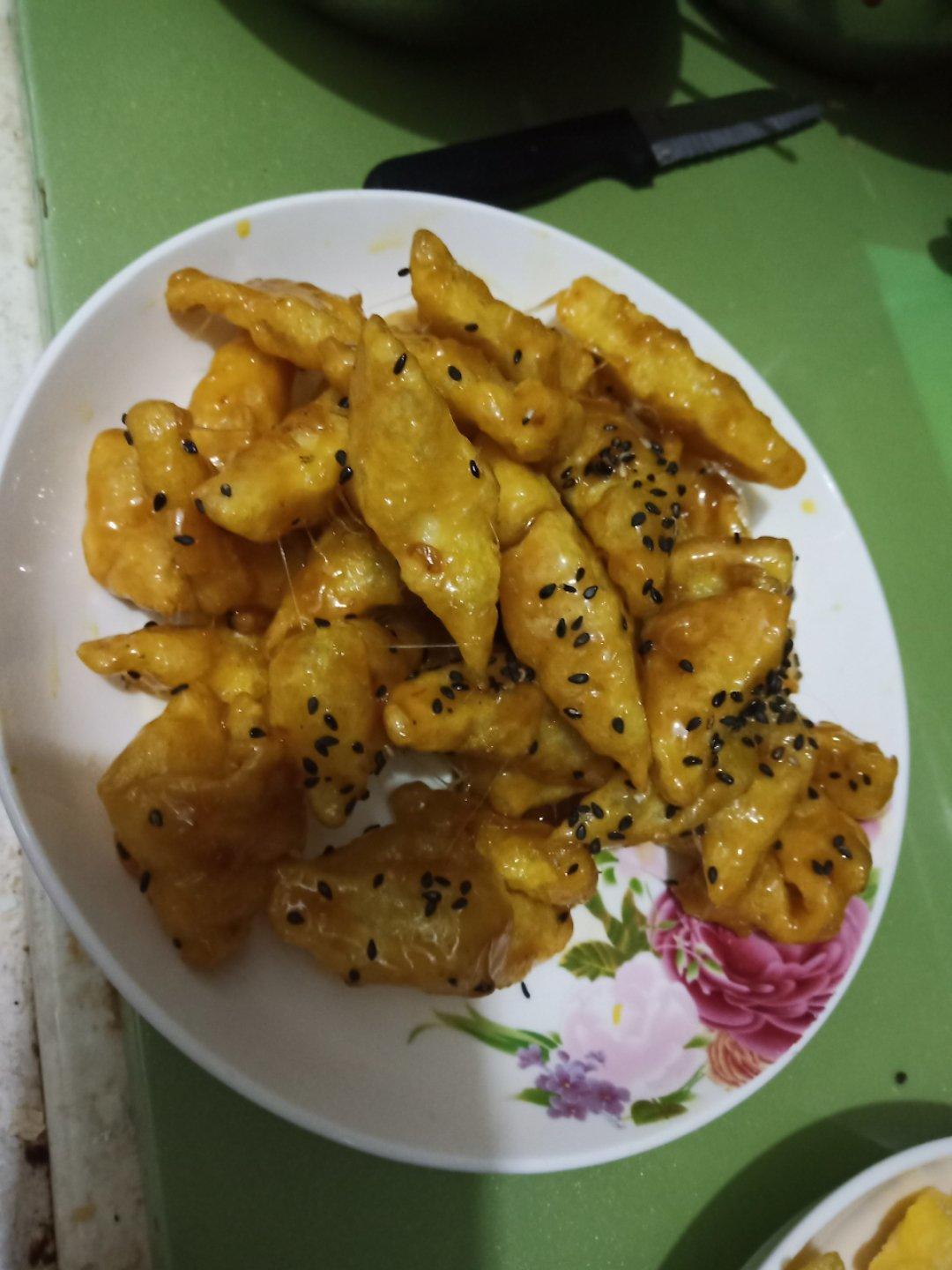 拔丝鸡蛋