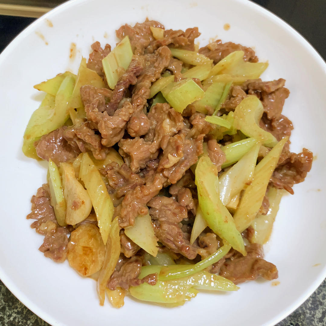 又嫩又滑的小炒牛肉
