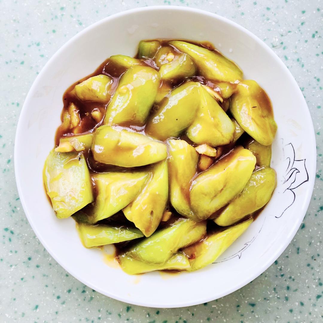 蚝油丝瓜，脆、甜、嫩！