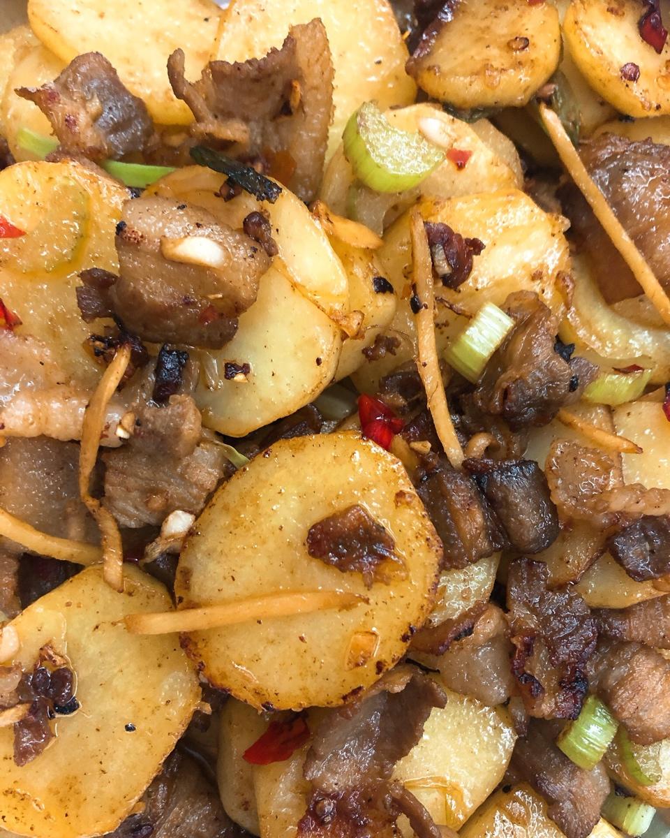 干锅土豆片