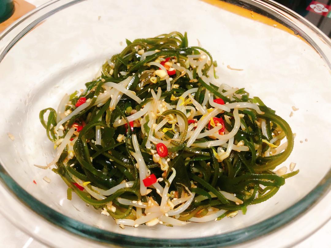 凉拌海带丝豆芽