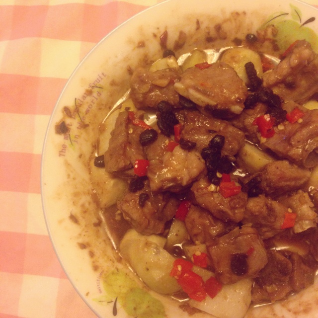 豉椒蒸土豆排骨