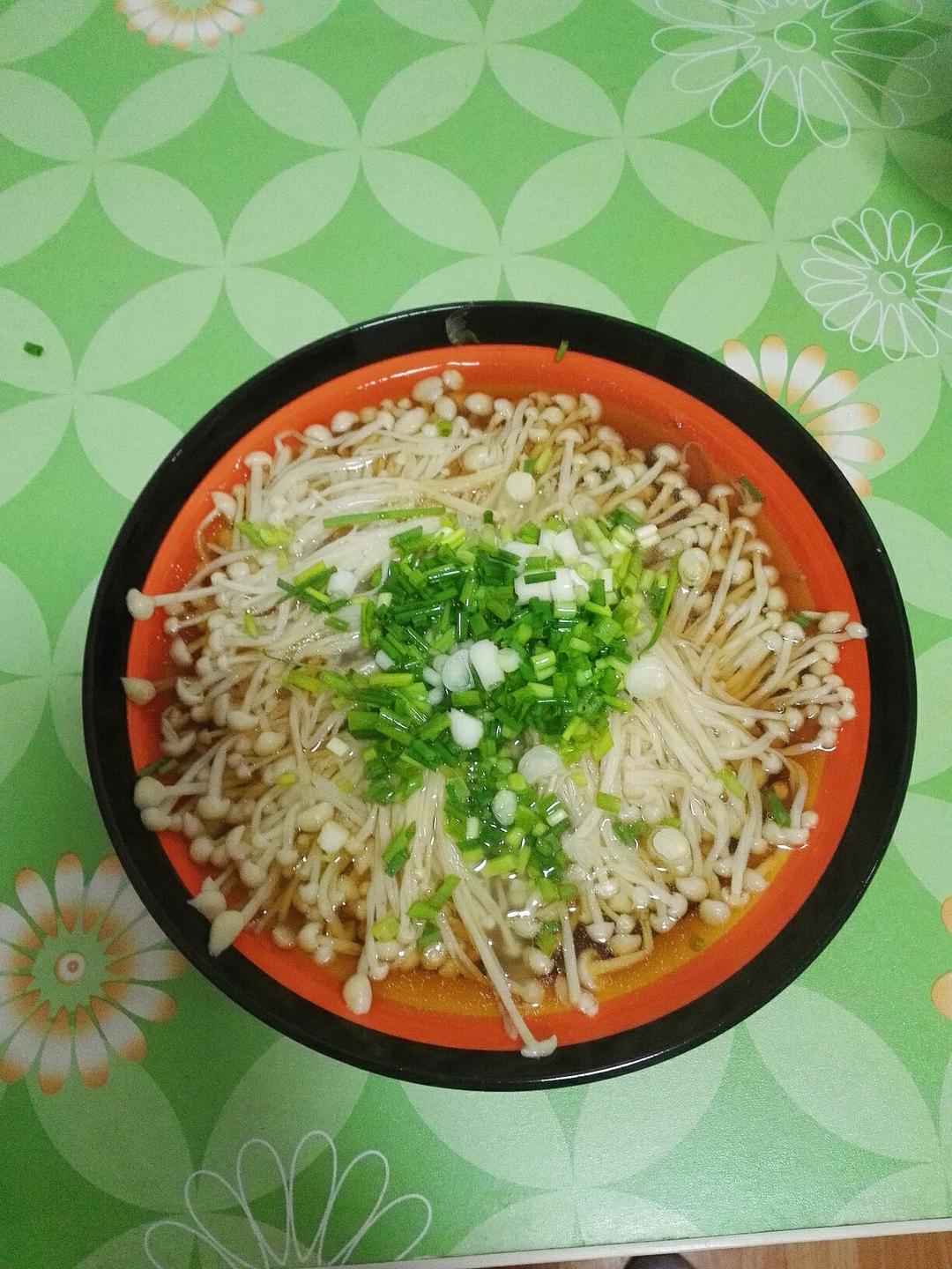 油泼金针菇