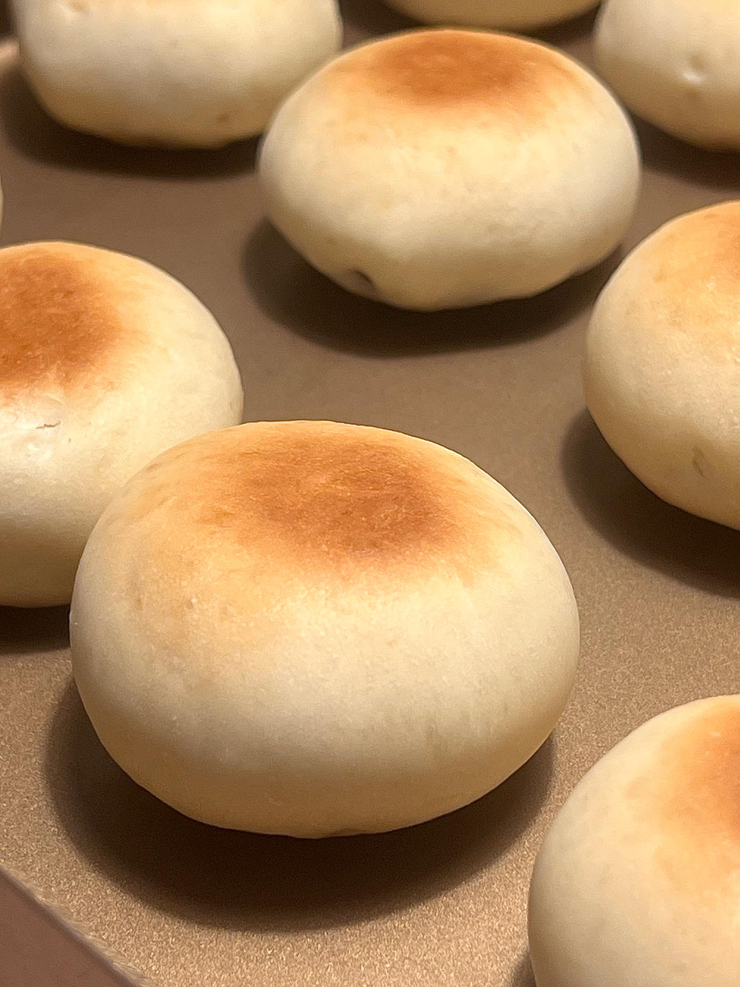 胖乎乎的软皮绿豆饼