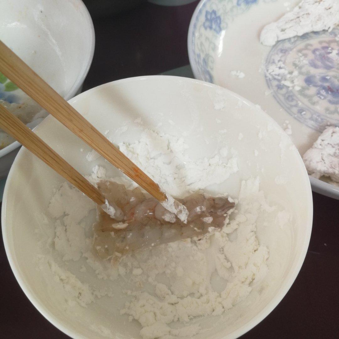 面包糠炸虾