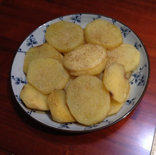 朴素的土豆片
