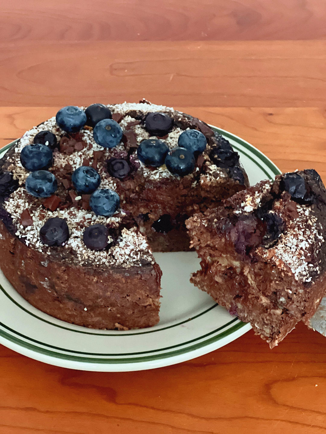 可可燕麦黑巧香蕉蛋糕🍰