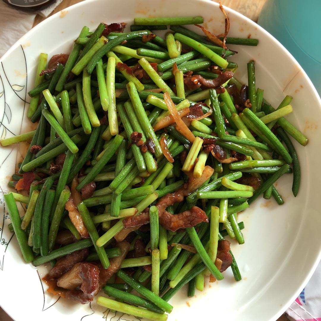 蒜薹炒肉丝