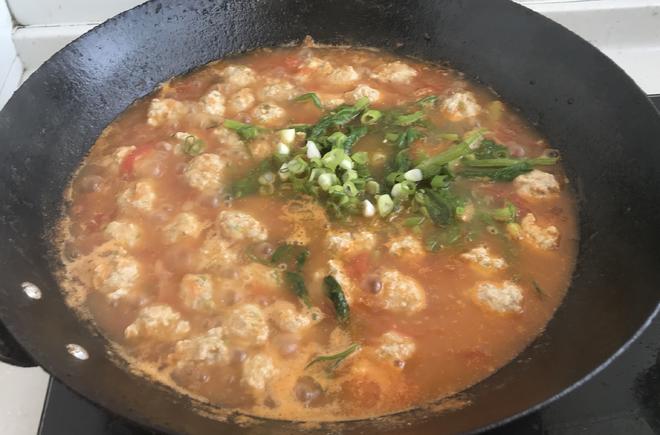 西红柿🍅肉丸子汤的做法