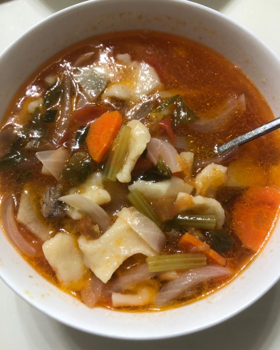 新疆汤饭（揪片子）附揪面片图解