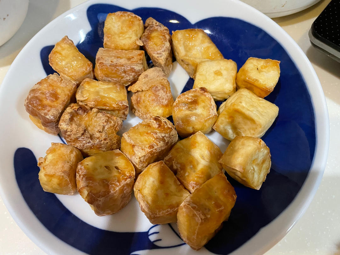 超级酥脆里面嫩得爆浆的炸豆腐 丨空气炸锅版