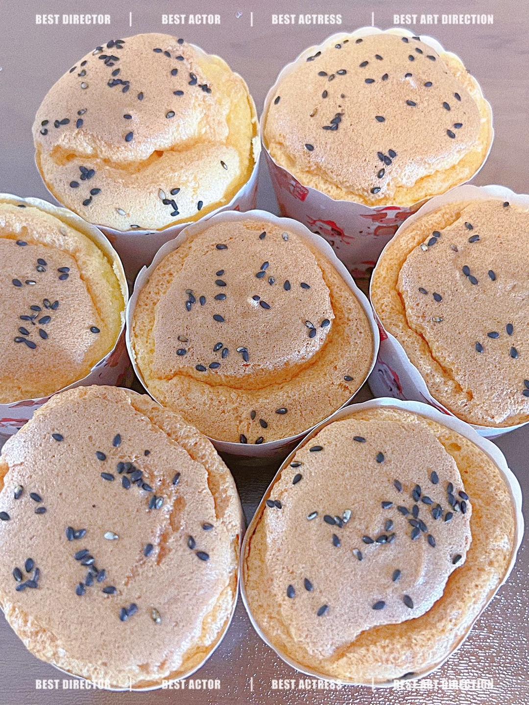 纸杯蛋糕 8寸戚风蛋糕的量