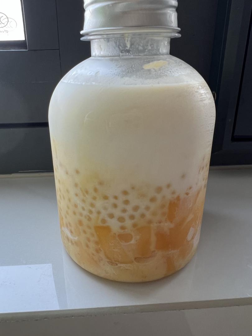 椰浆芒果西米露（杨枝甘露），终于做出饮品店一样好喝的味道了！真简单！图文详解
