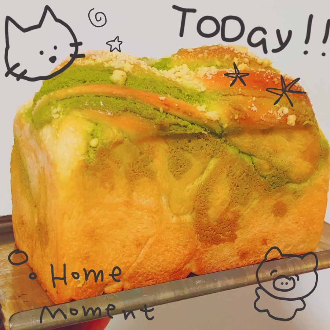 绿色心情---抹茶手撕小吐司