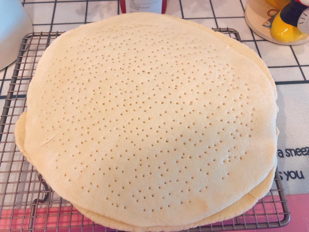 八寸披萨饼皮（四个）制作