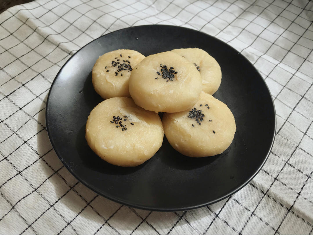 酥皮绿豆饼   酥得掉渣渣