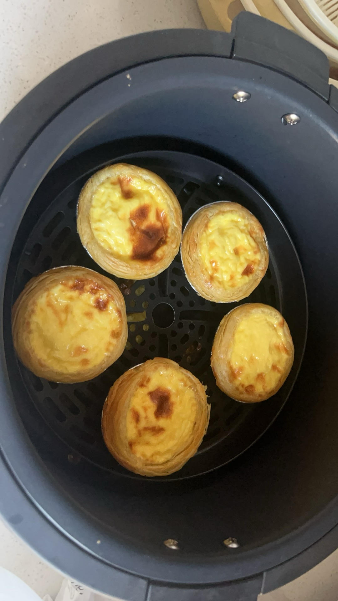 空气炸锅版全蛋葡式蛋挞『秒杀KFC』悠伴空气炸锅