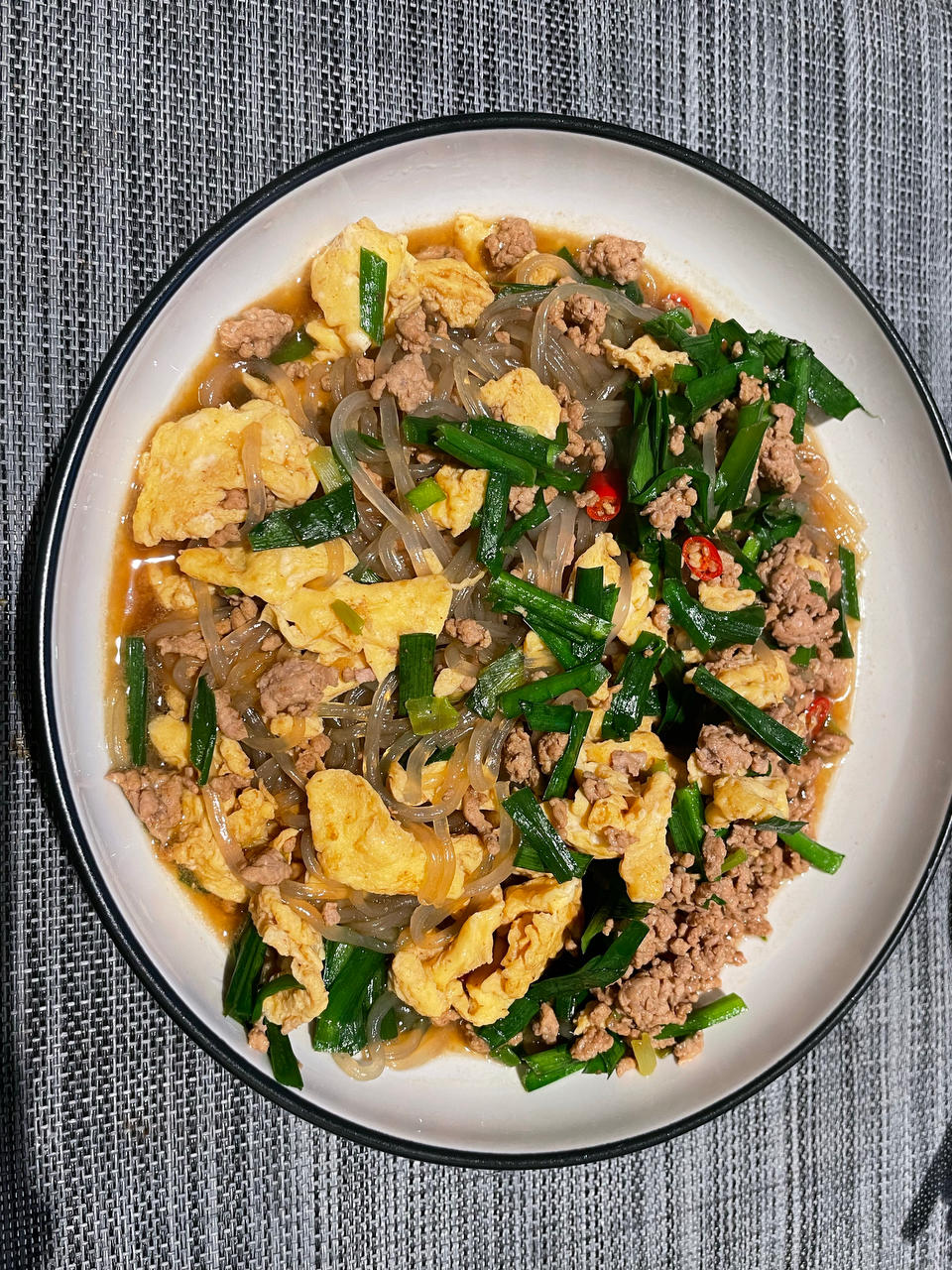 蚂蚁上树(肉末炒粉丝)超下饭‼️十分钟搞定