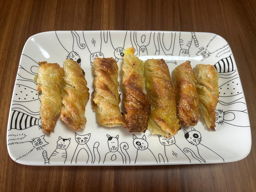 手抓饼的100种神仙吃法❗️手抓饼做的可颂～