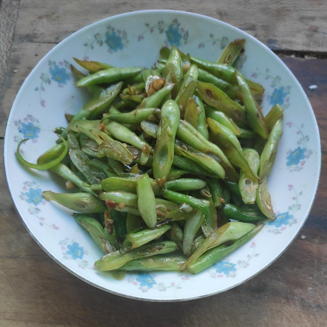 比肉好吃百倍无敌下饭素炒豆角丝