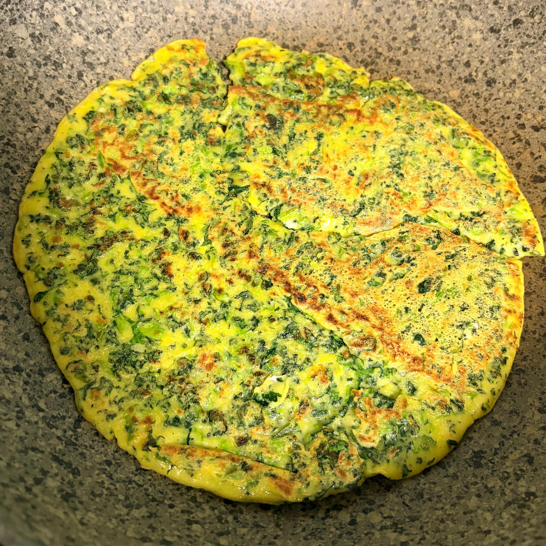 荠菜蛋饼