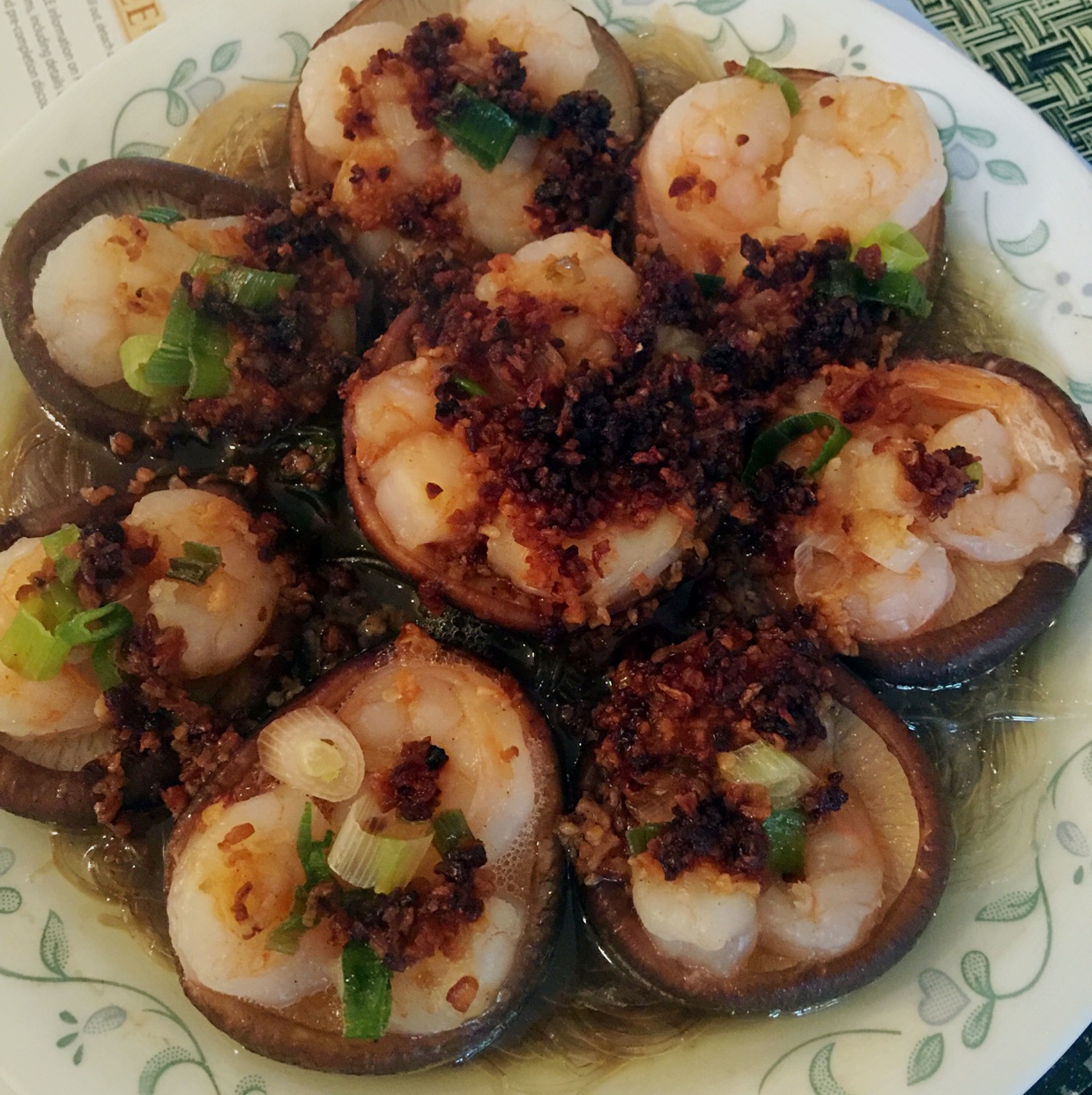 香菇蒸虾仁