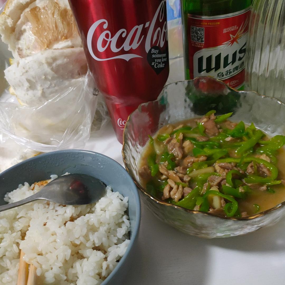 ‼️好吃到舔盘的青椒肉丝盖浇饭