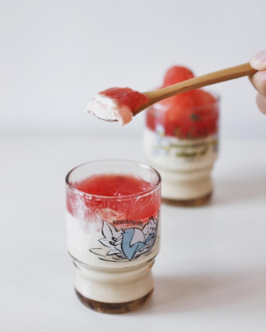 🍮 免烤 | 西瓜奶布丁