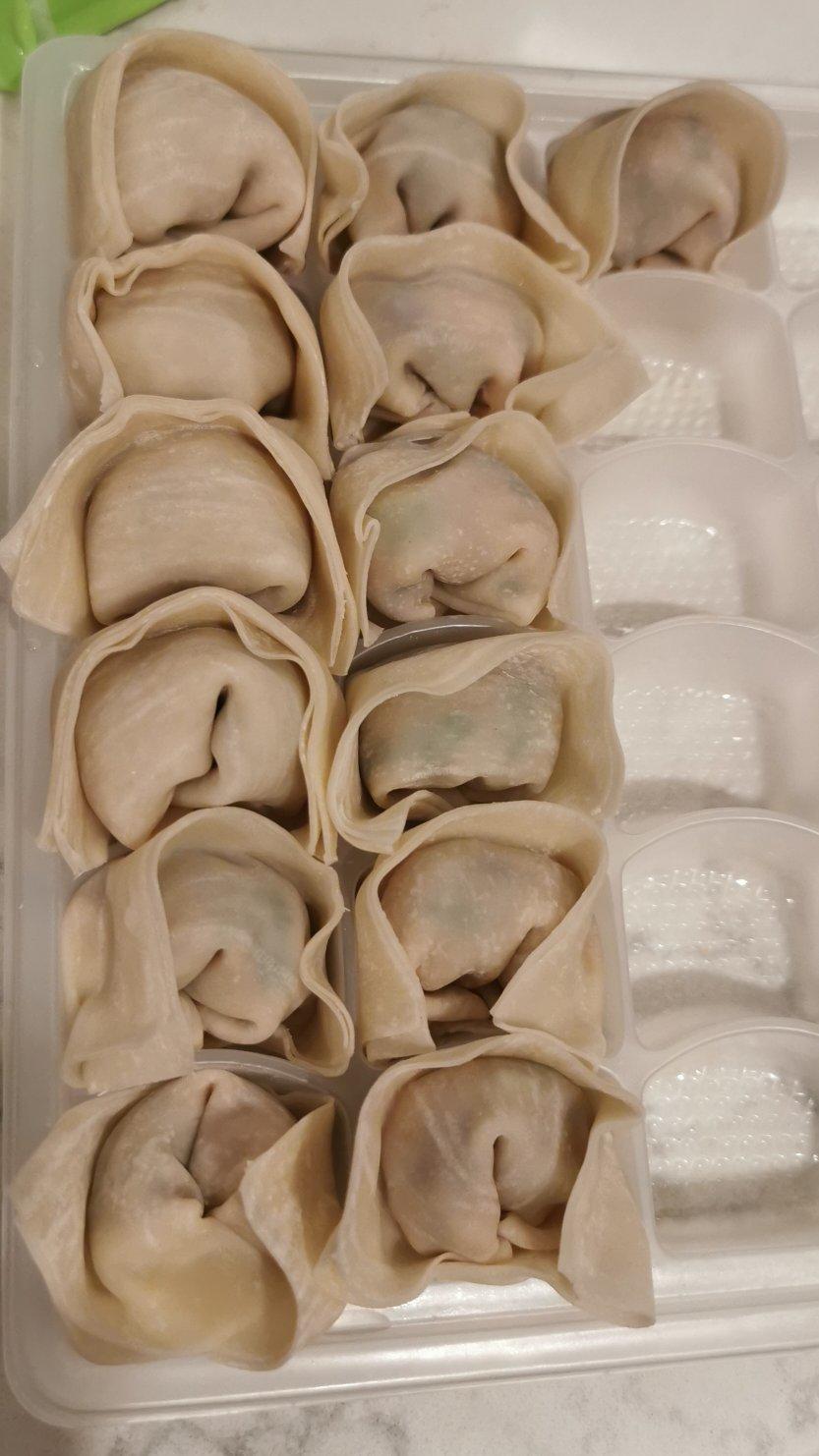 馄饨（两种包法）