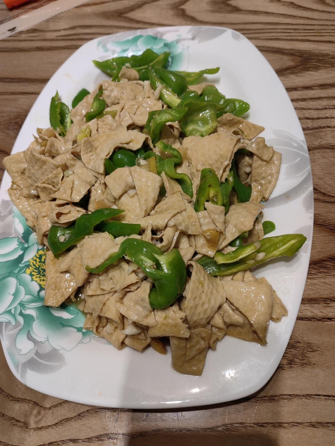 尖椒干豆腐