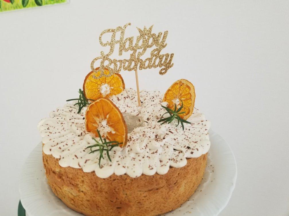 八寸戚风蛋糕 无油低糖版