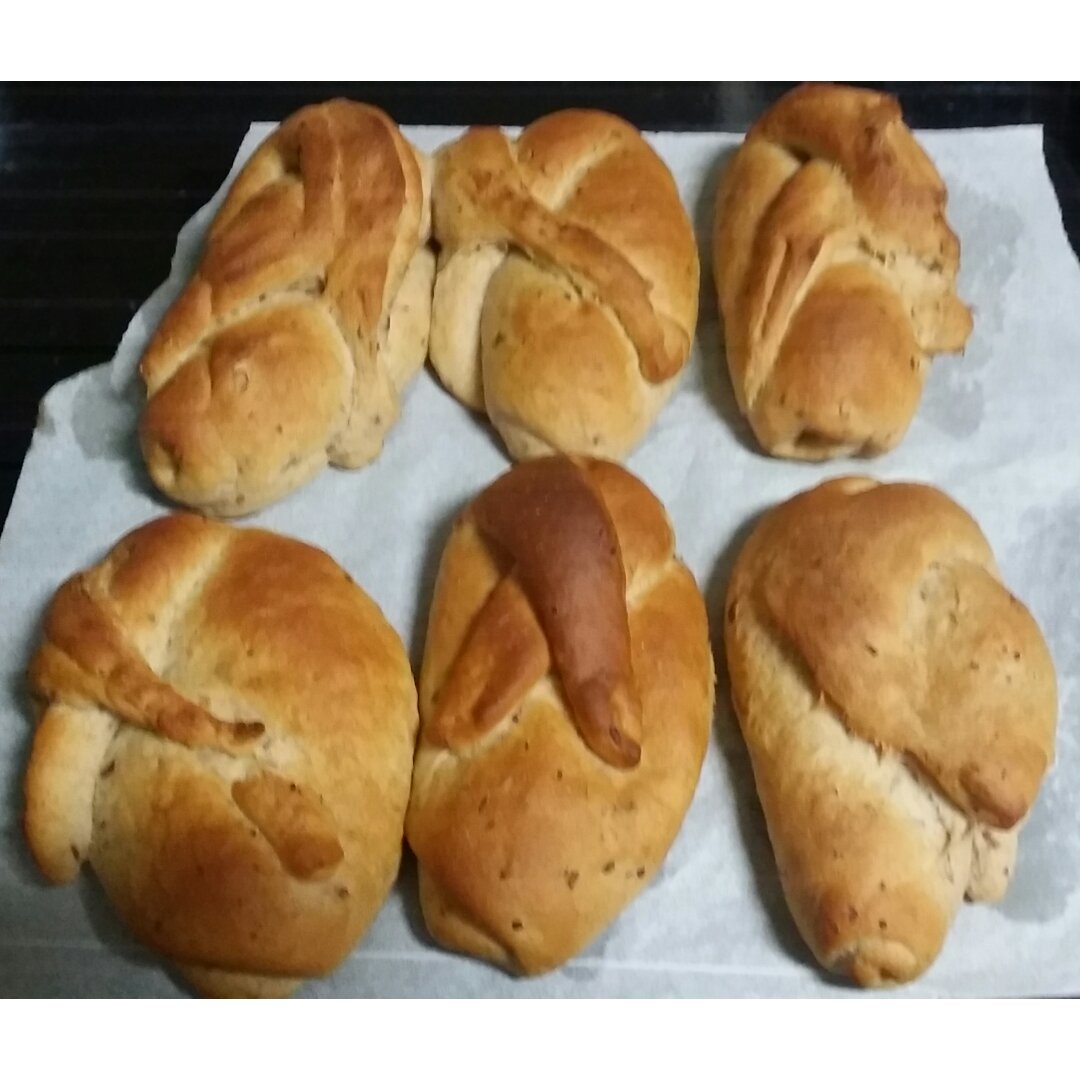 全麦牛奶蜜豆软欧