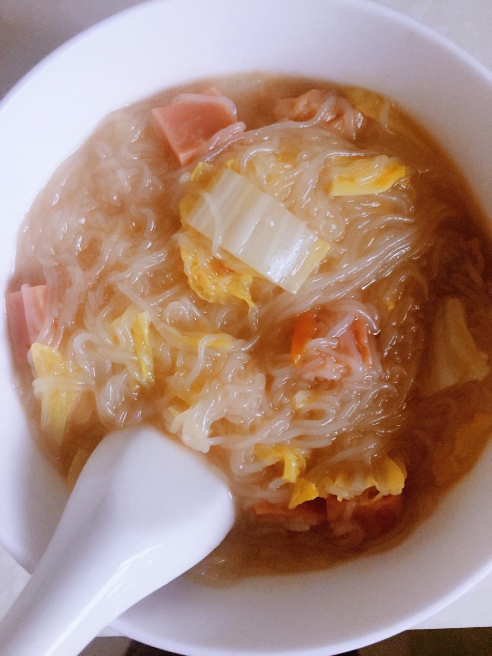 白菜粉丝汤