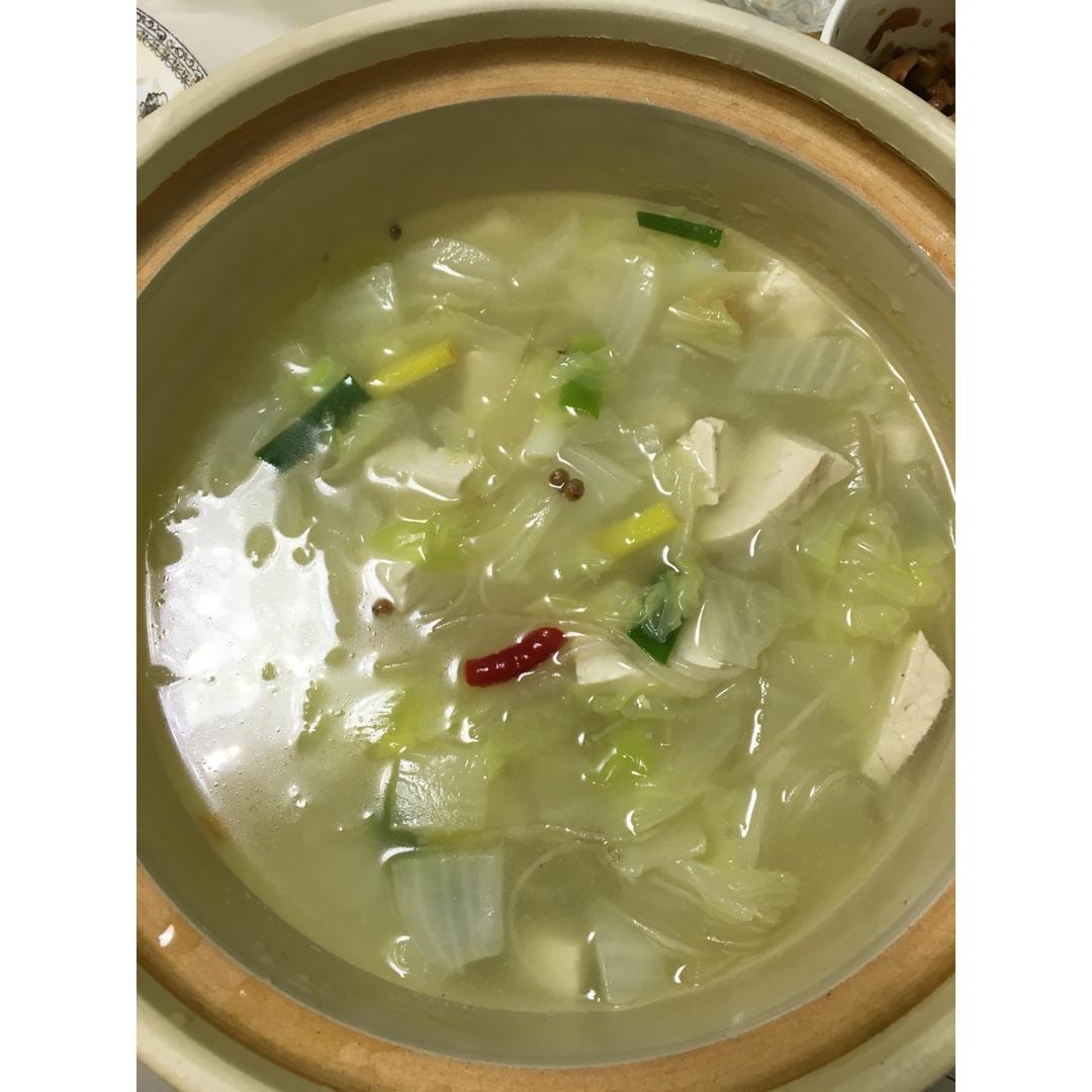 砂锅白菜豆腐