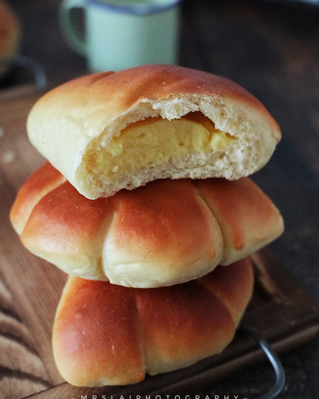 【饺子型】奶黄面包
