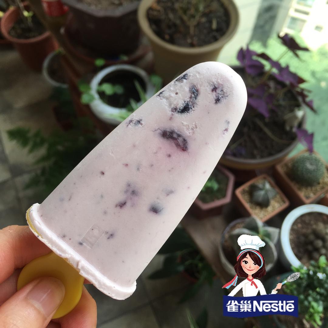 蓝莓酸奶奶油雪糕（消耗淡奶油）