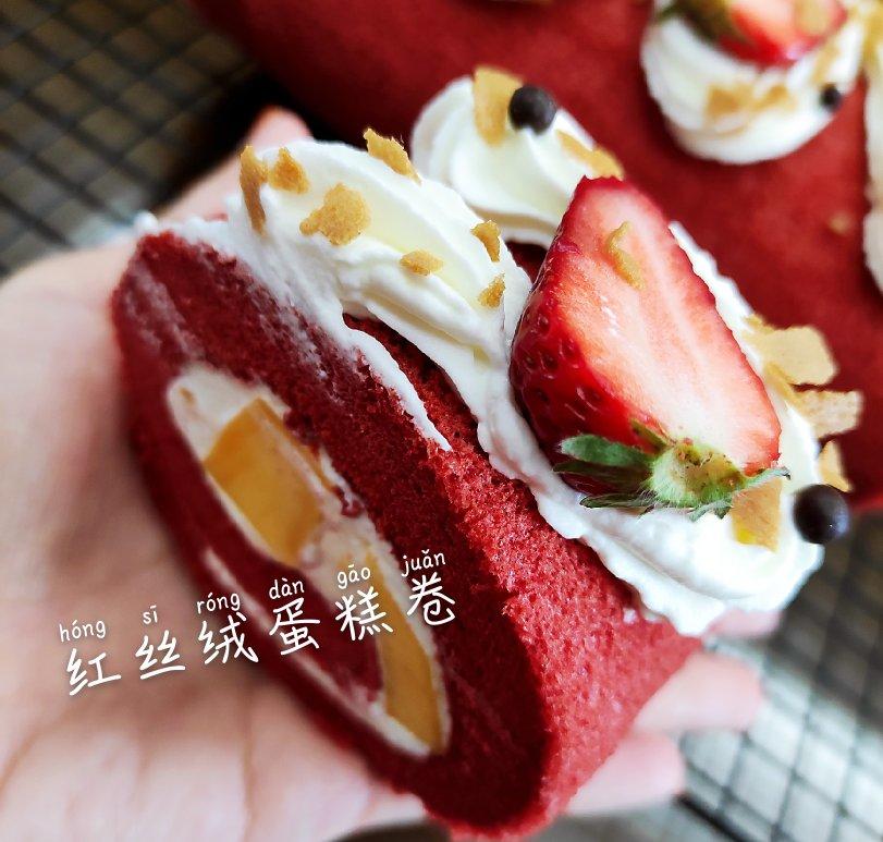 红丝绒蛋糕卷
