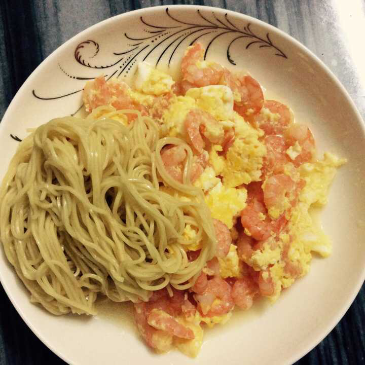 虾仁炒蛋
