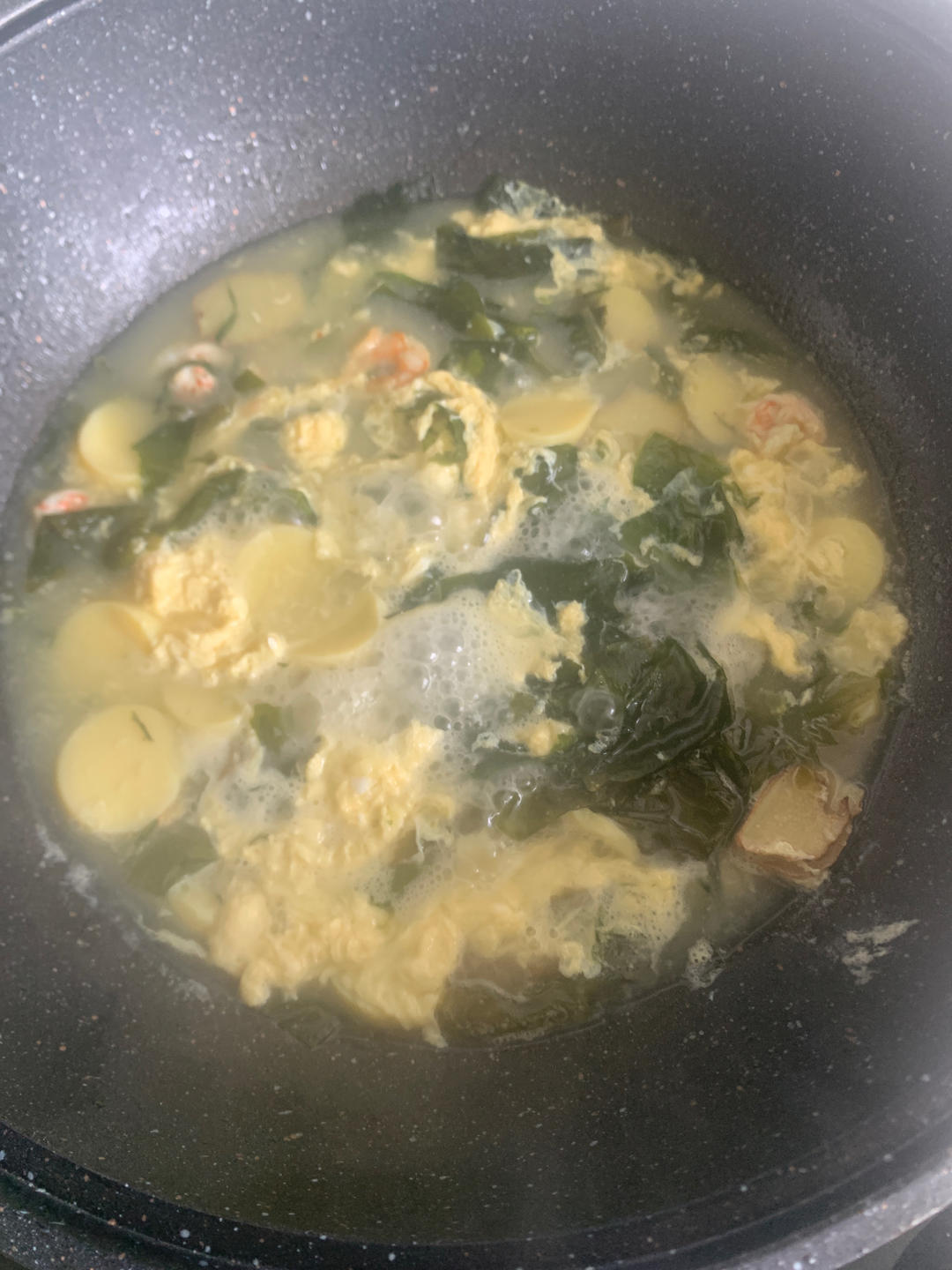 孩子增高汤 | 虾仁豆腐裙带菜汤